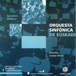 Portada del CD Orquesta Sinfónica de Euskadi (III) (Barcelona: Àudiovisuals de Sarrià, D.L. 1999)